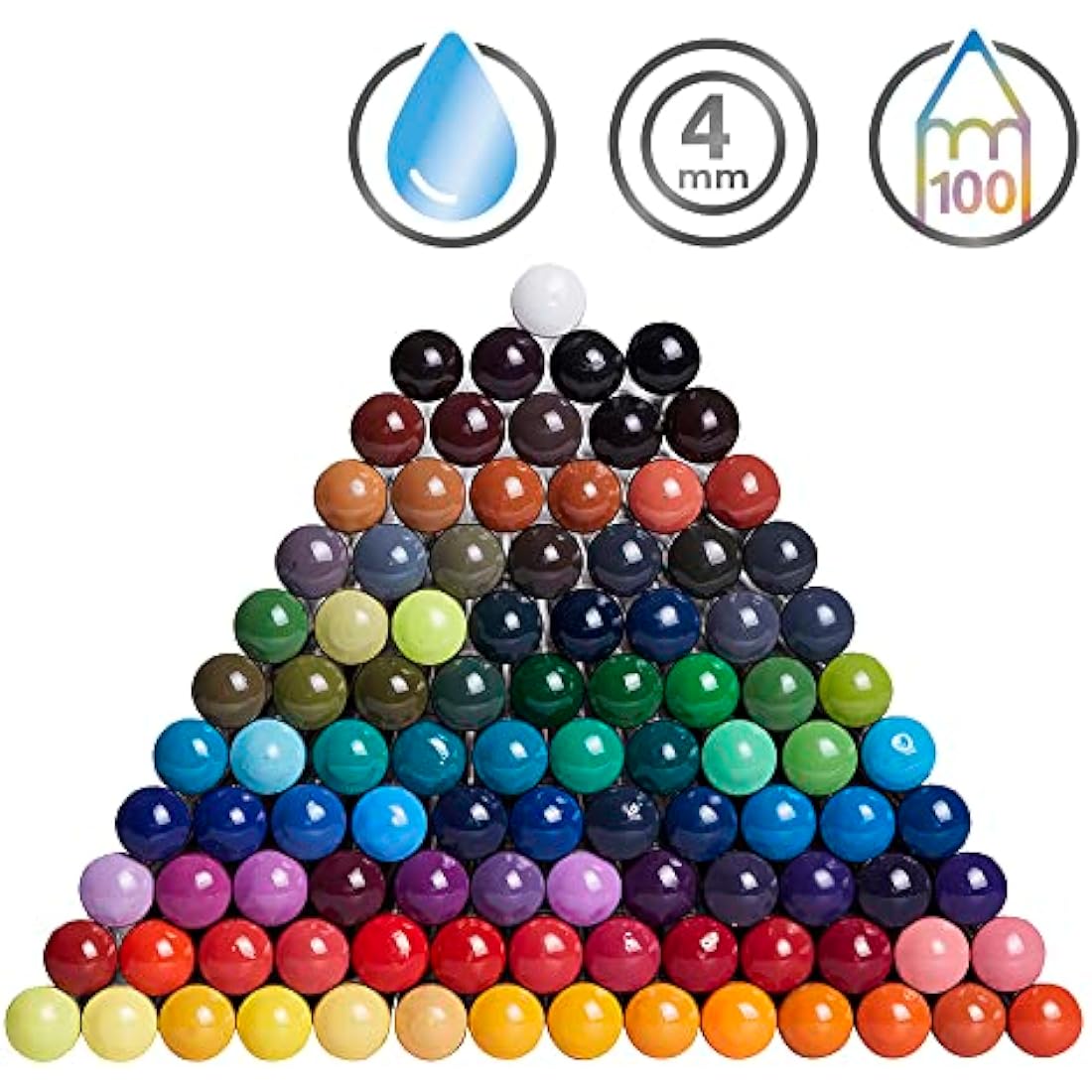 Derwent Inktense Pencils Art Set, 100 Permanent Watercolour Pencils Set in Tin, Premium Coloured Pencils for Adults, Water-Soluble Indelible Pencil Collection, 4mm Core, Professional Quality (2306130)