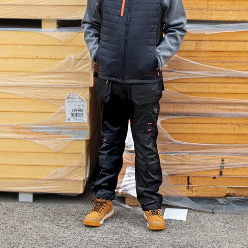Scruffs Men's Worker Plus Trousers Graphite Grey Work Utility Pants