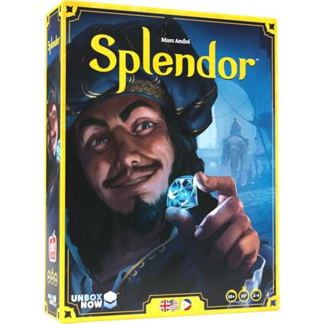 Space Cowboys Asmodee | Splendor | Family Card Game | Ages 10+ | 2 to 4 Players | 30 Minutes Playing Time