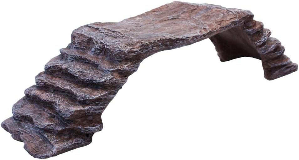 Komodo Basking Platform Ramp for Reptiles in Brown, New but open scruffy box