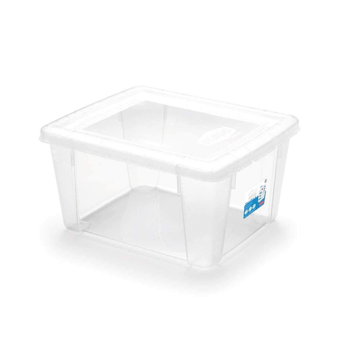 Stefanplast Visual Box Multipurpose Case, Small, 19 x 16 x 10 cm, Transparent