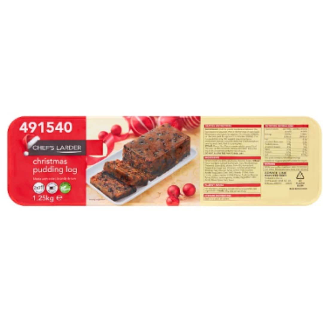 Chef's Larder Christmas Pudding Log 1250g x 1