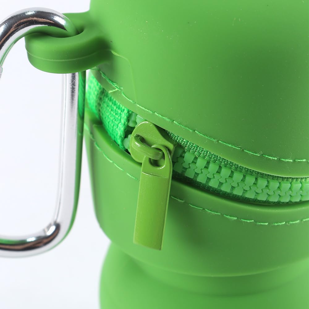VOANZO Fishing Trash Can Fly Box Silicone Foldable Fishing Box Storage For Lure Fly With Hook Multifunctional Portable