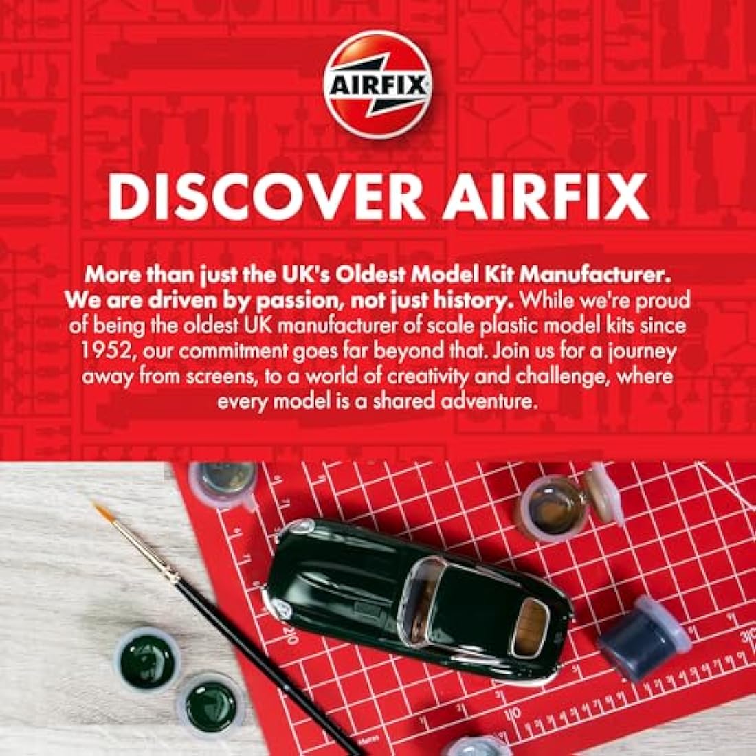 Airfix Model Set - A08016 Armstrong Whitworth Whitley Mk.V Model Building Kit - Plastic Model Plane Kits for Adults & Children 8+, Set Includes Sprues & Decals - 1:72 Scale Model