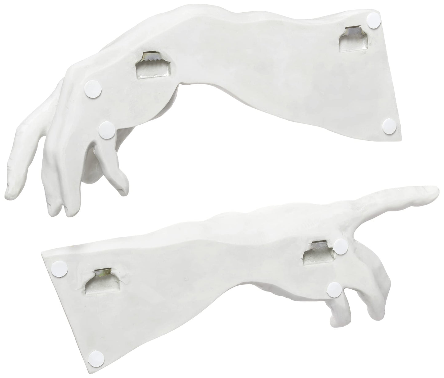 Design Toscano The Creation Wall Sculptures, Off White, 7.5x42x16.5 cm