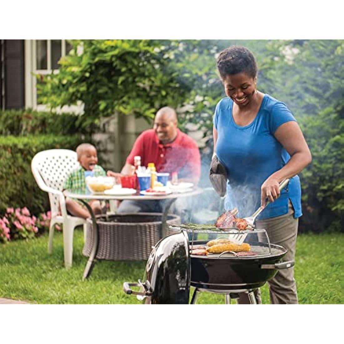 Onlyfire BBQ Warming Rack for Weber Kettle Charcoal Grill Kamado Cermic Grill and Smoker