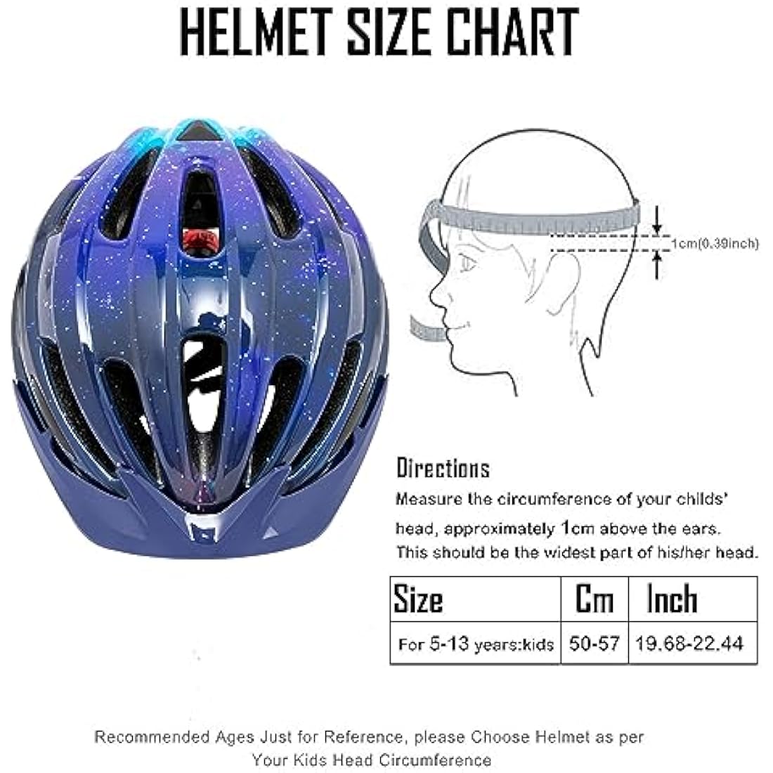 Kids Bike Helmet, Boys Girls Bike Helmet Child Cycle Helmet Childrens Bicycle Helmet Cycling Helmet