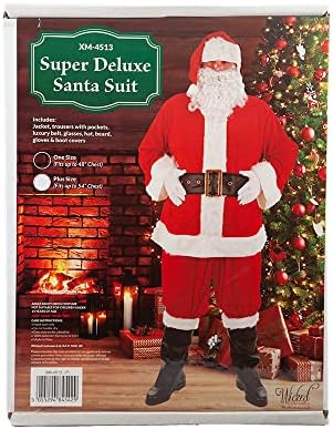 Wicked Costumes Super Deluxe 8pc Santa Suit