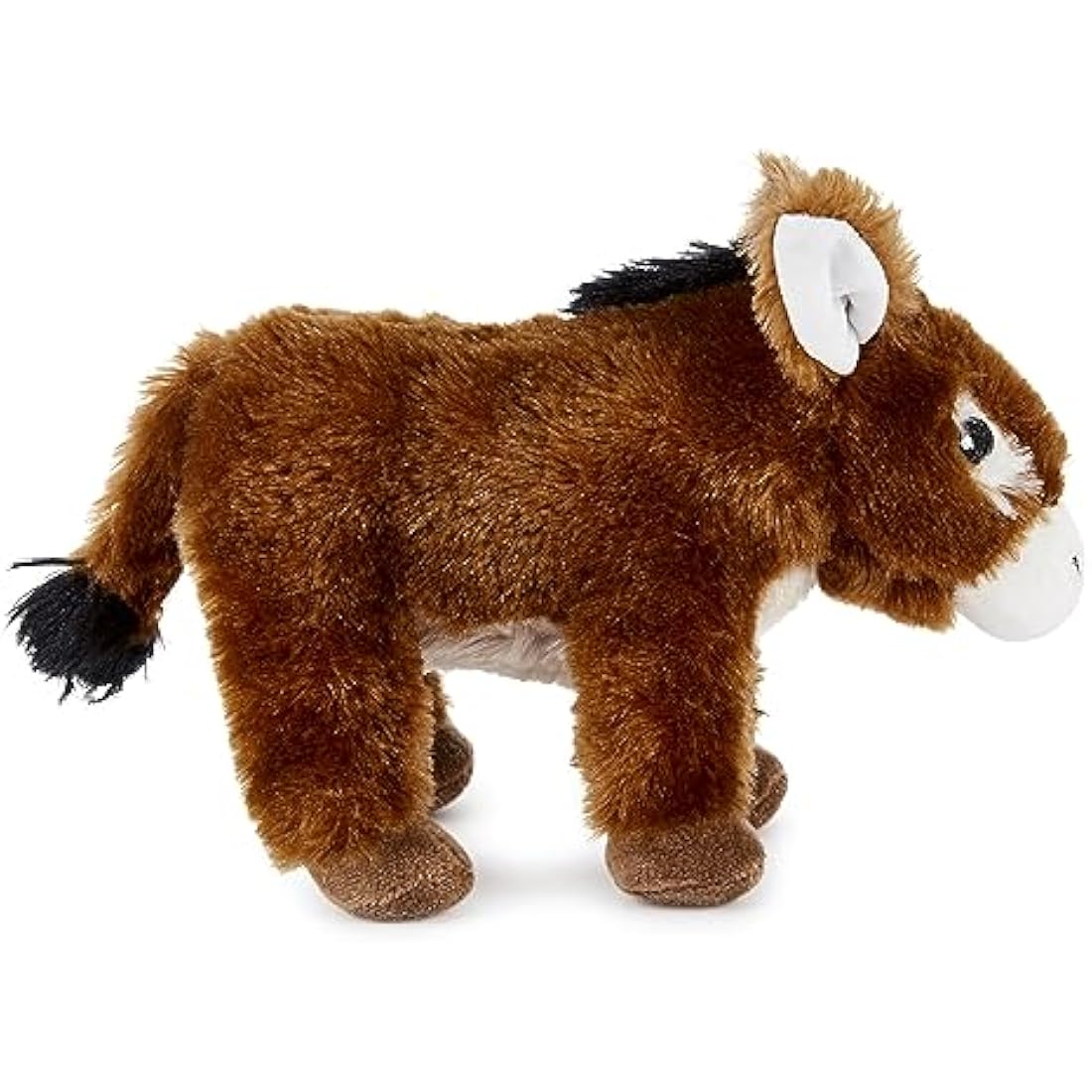 Zappi Co x3 Triple Pack Farm set of Childrens Playful Soft Cuddly Plush Toy realistic life like(12-15CM/5-6 Inches) (Donkey + Lamb + Pig)