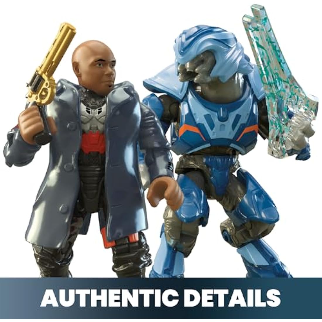 MEGA Halo The Series Vehicle Building Toys Set, Renegade Banshee Aircraft with 205 Pieces, 2 Micro Action Figures, Purple, Kids and Fans, HNC56