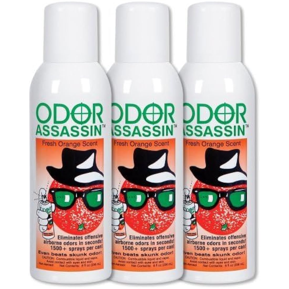 Odor Assassin Orange, Set of 3