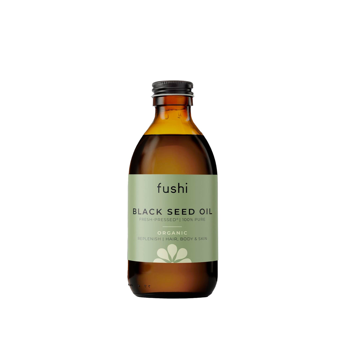 Fushi Organic Black Seed Oil 250ml | High Strength 100% pure Cold & Fresh-Pressed Seed Oil Food-grade For Dry, Itchy & Irritated Hair & Skin |