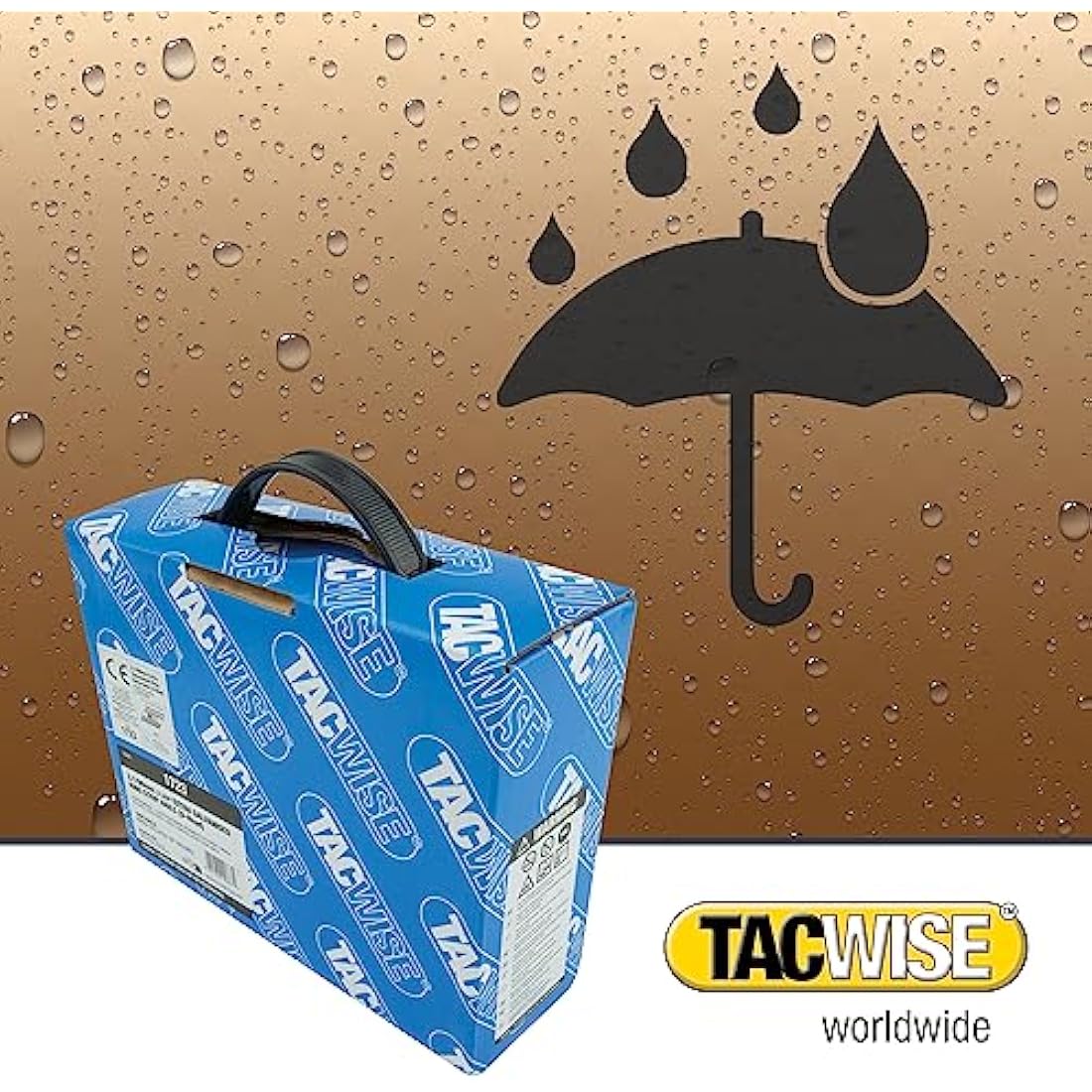 TACWISE 1723 3.1/90 mm Extra Galvanised Framing Nails, D Head, Ring Shank, 34° Inclined, Paper Collated, Pack of 1600, Silver