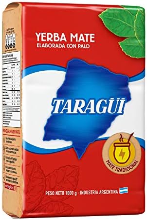 Yerba Mate Taragui Roja (with Stems)(3x1Kg)