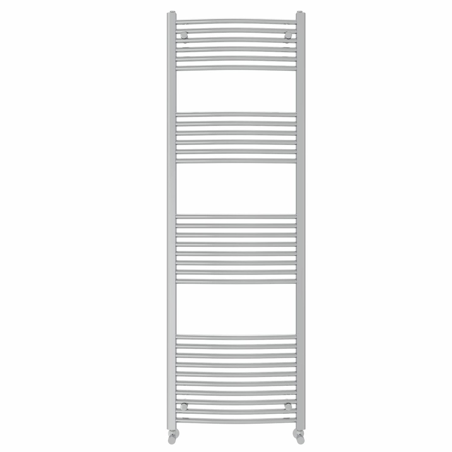 NRG Curved Chrome Bathroom Heated Towel Rail Radiator 1800x600mm