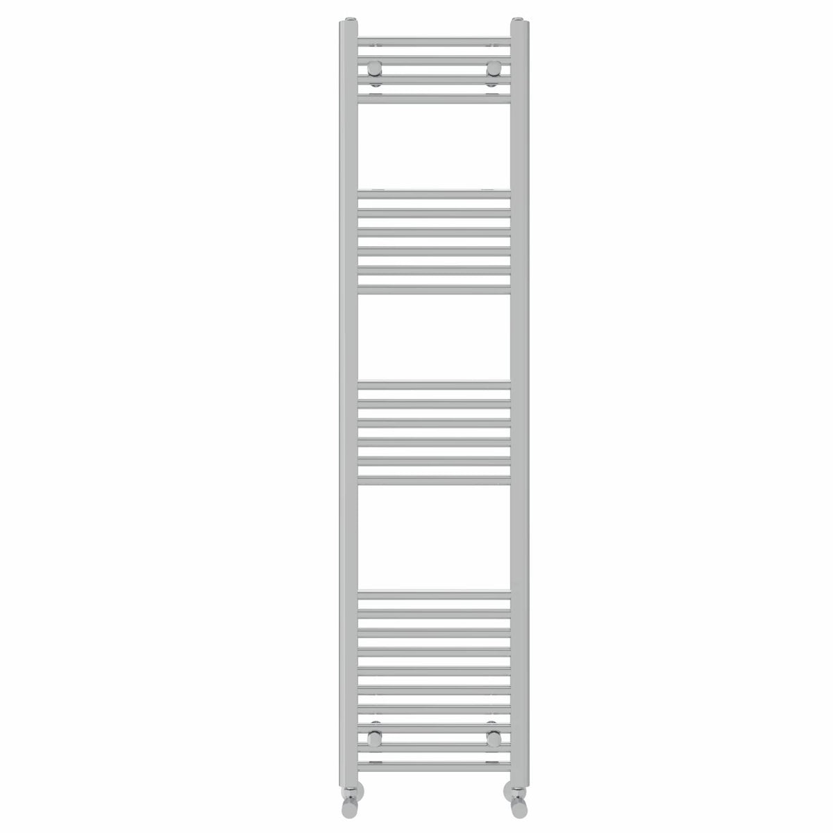 NRG Chrome Heated Towel Rail Straight Designer Radiator, 1600×400mm