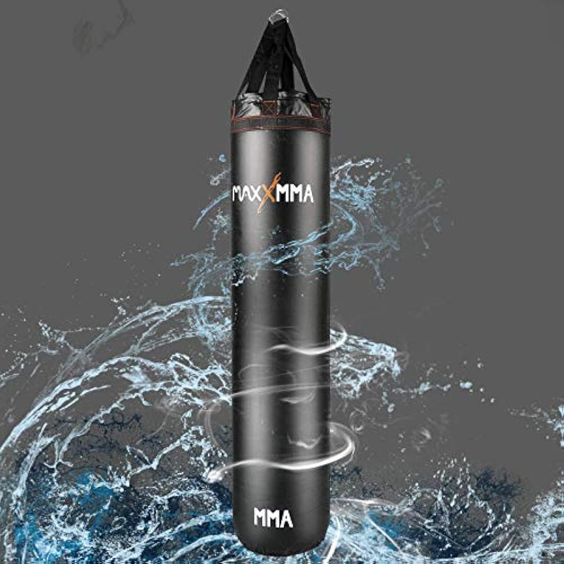 MaxxMMA 5' Water/Air Punching bag, Adjustable weight 70-140 Pounds