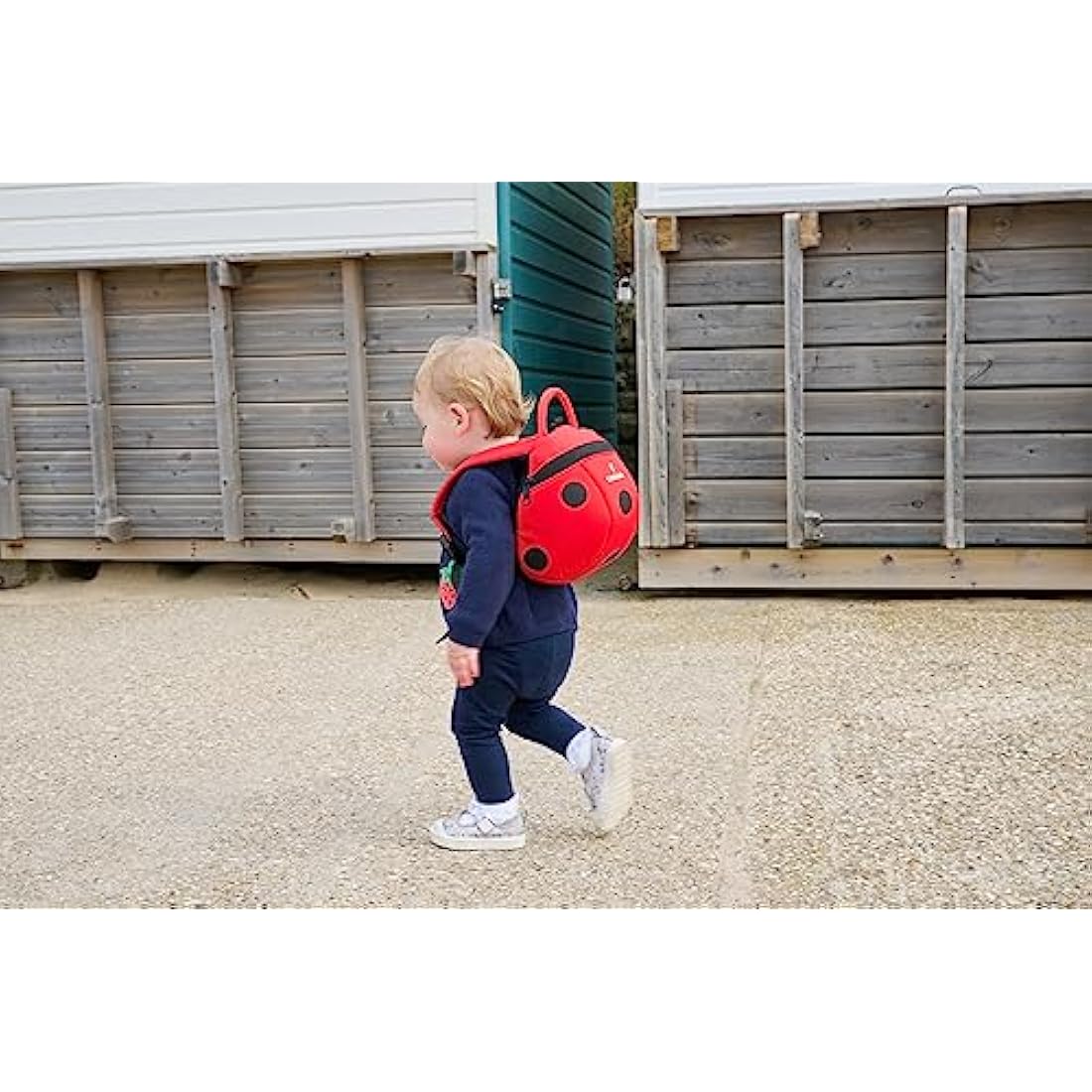 LittleLife Toddler Backpack Ladybird with Safety Reins