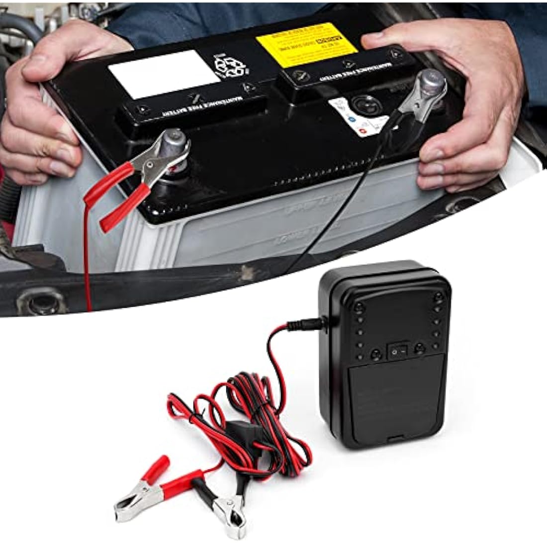 onlyfire BBQ Rotisserie Grill Kit Floor Stand Spit Roaster including Rotisserie Basket, Spit Forks, Battery Motor with Power Adapter, Car Charging Cable, Carrying Bag for Outdoor Camping Barbecue