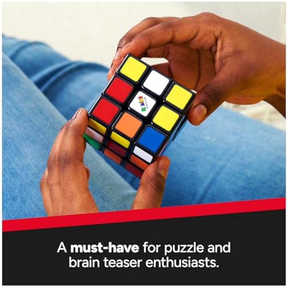 Rubik’s Cube, The Original 3x3 Colour-Matching Puzzle, Classic Problem-Solving Cube