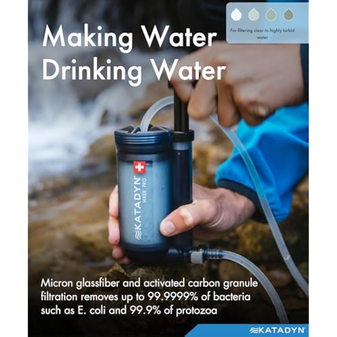 Katadyn Hiker Water Filter Cartridge, White - White