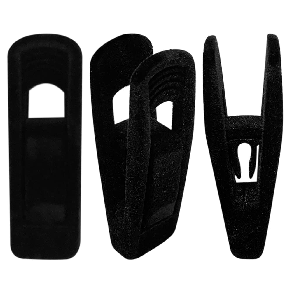 Yyyuluo 20 PCS Velvet Hangers Clips Non-Slip Clothes Pins Set Slim Line Strong Finger Clips Removable Trouser Clip for Fixing Pants Skirt Cloth