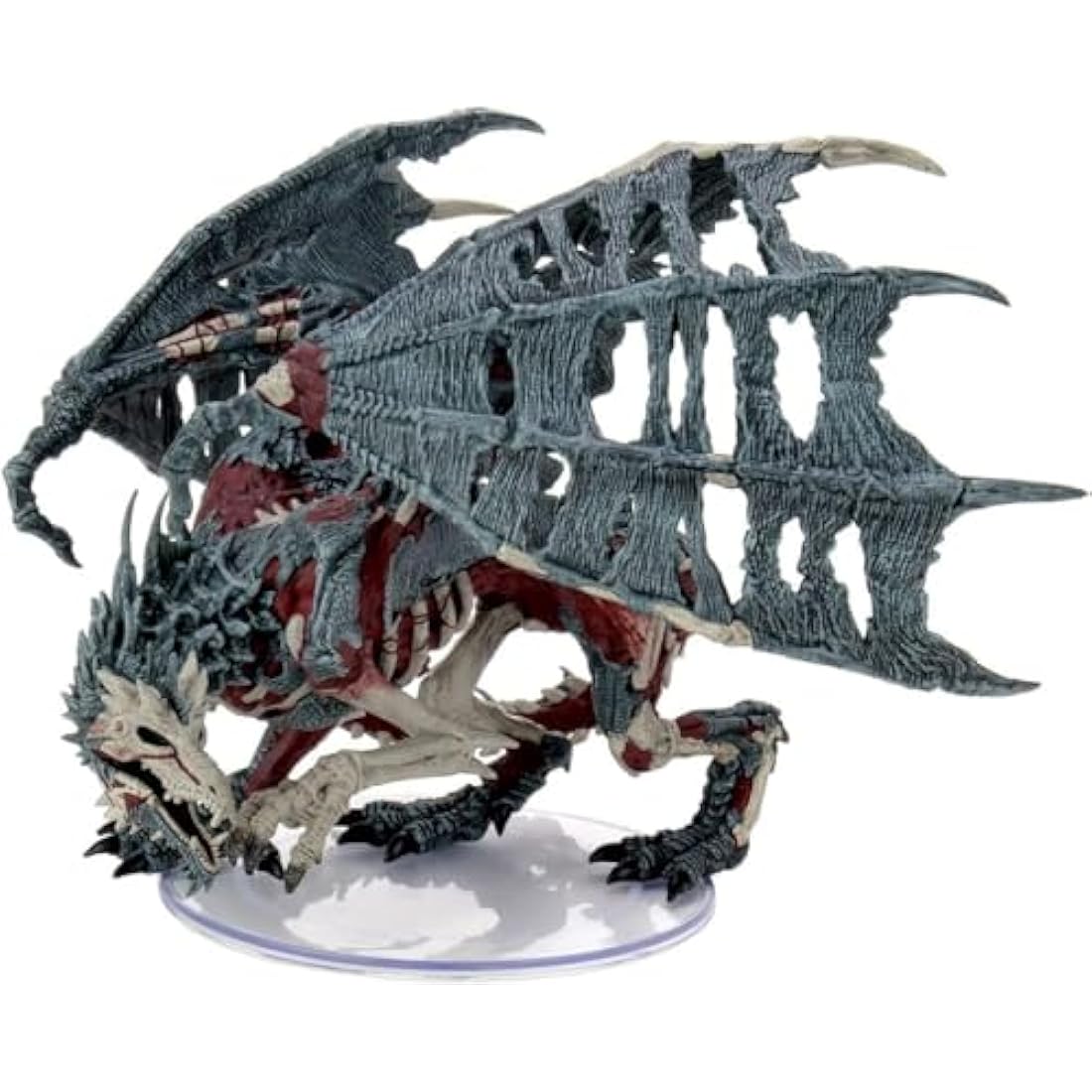 WizKids Dungeons and Dragons Icons of the Realms - Boneyard, Adult Green Dracolich, DnD Miniatures