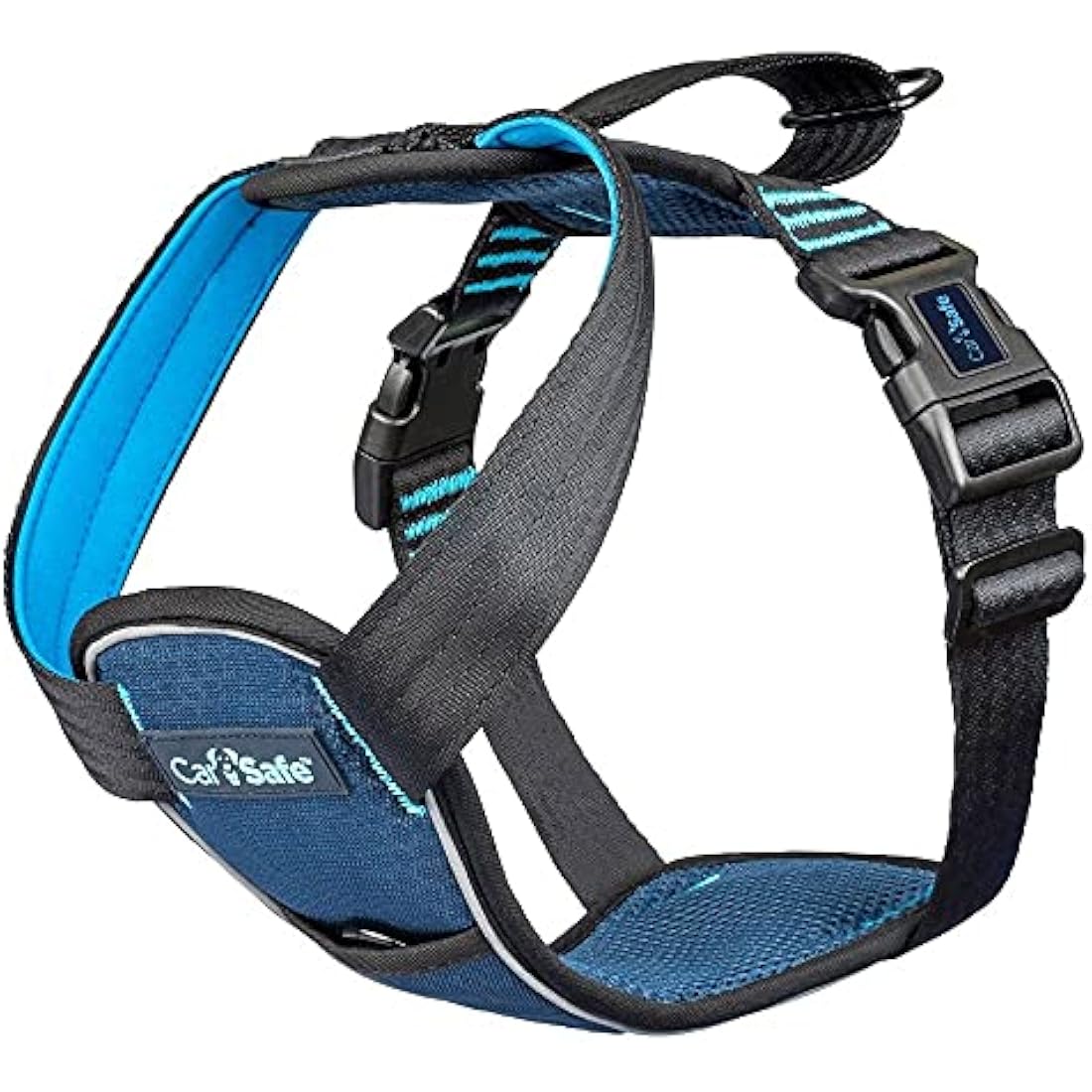 CarSafe Crash Tested Dog Safety Harness - from the makers of Halti. Crash Tested to 32Kg/70lbs, Safely Secure Dog in the Car, Comfortable and Padded Design, for Toy, Small, Medium and Large Dogs