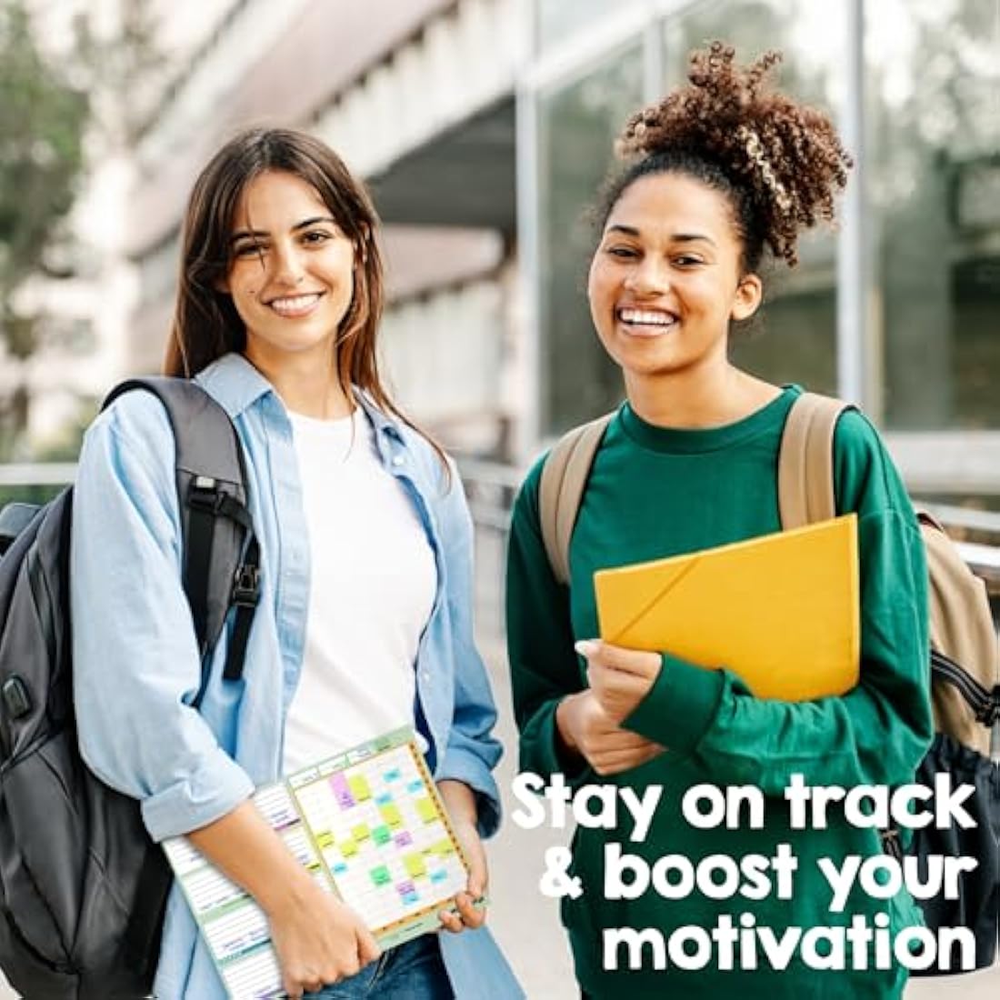 Study and Revision Planner Pad for Students - 52 thick A4 sheets for school, college and university revision and exams - Academic Planner