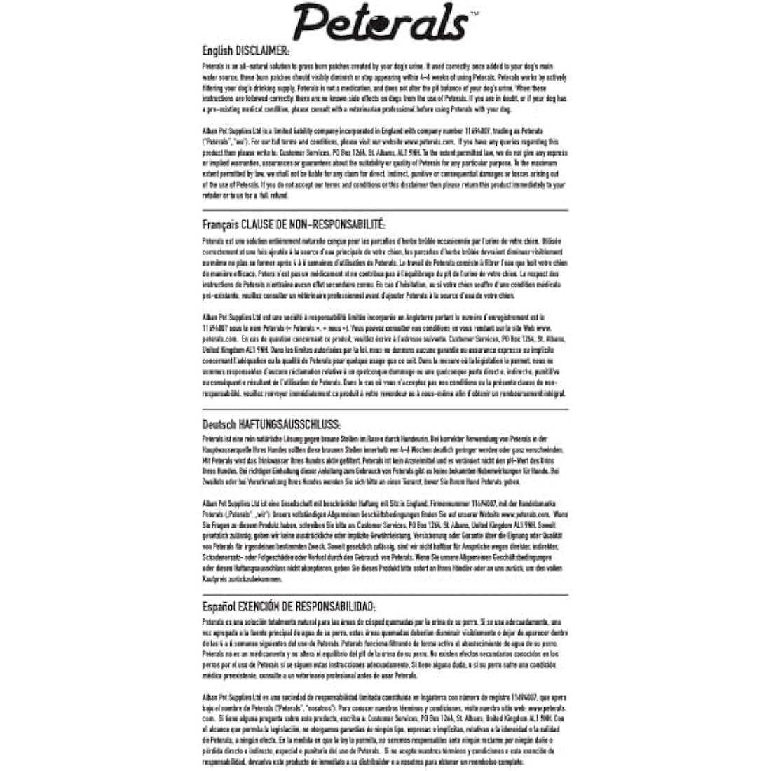 Peterals 400 Grams - Natural Mineral Rocks to Prevent Grass Burn Yellow Patches from Dog Urine
