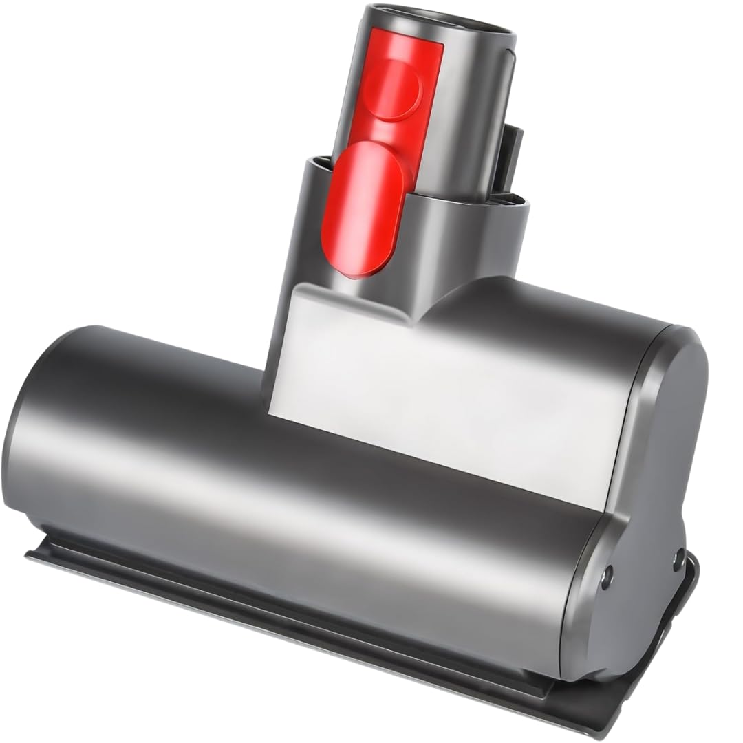 FIND A SPARE Vacuum Cleaner Mini Turbo Mites Brush Head, Compatible with Dyson V7, V8, V10, V11, V15 Cordless Models, Removes Dust, Hair, Mites, Dirt