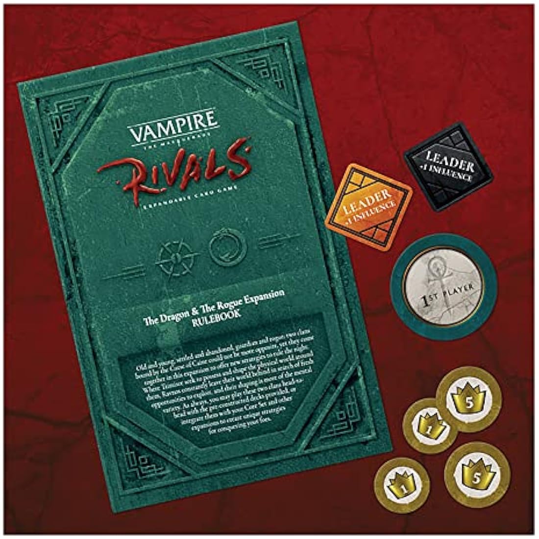 Renegade Game Studios Vampire: The Masquerade – Rivals Expandable Card Game | The Dragon and The Rogue | Deck Construction | World of Darkness English