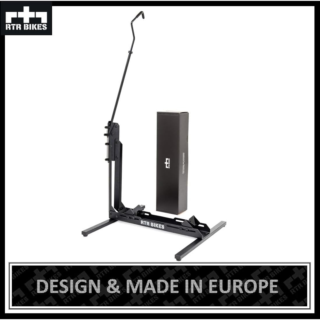 RTR BIKES BRUTUS UP Professional Freestanding Bicycle Stand - Ideal for Your Garage, Home or Bicycle Shop