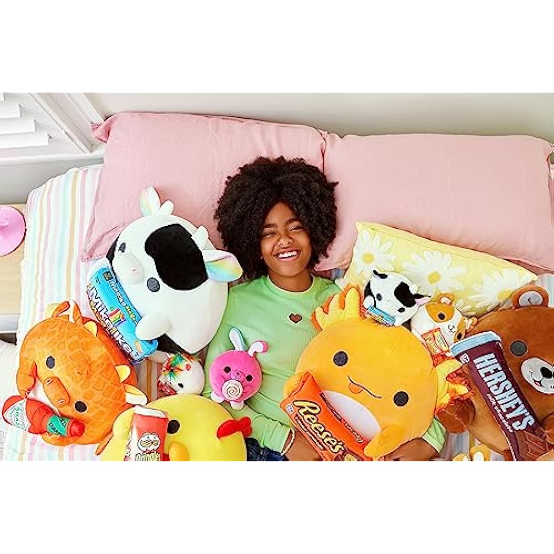 Snackles Super Sized 14 inch by ZURU Cuddly Squishy Comfort 14 inch Plush with License Snack Brand Accessory Hippo (Hugh)