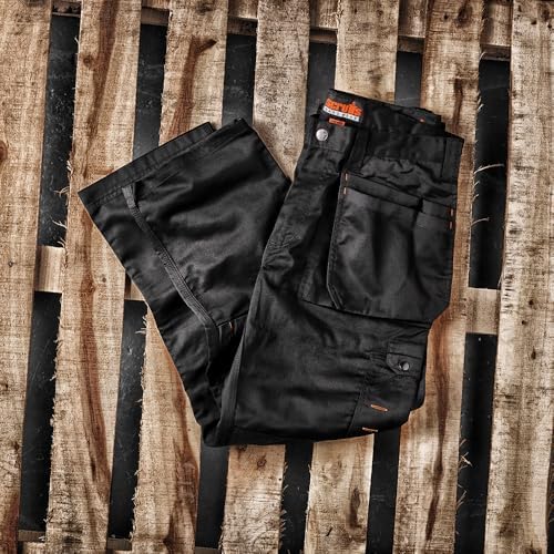 Scruffs Men's Worker Plus Trousers Graphite Grey Work Utility Pants