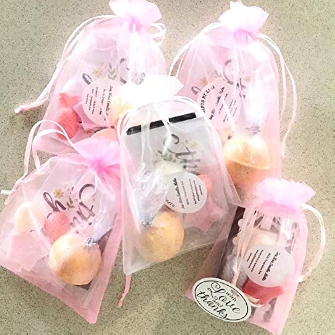 G2PLUS Pink Organza Gift Pouches, 10x15 CM Medium Organza Favour Bags, 100 PCS Wedding Jewelry Bags, Clear Mesh Pouches Perfect for Wedding, Christmas, Birthday, Anniversary