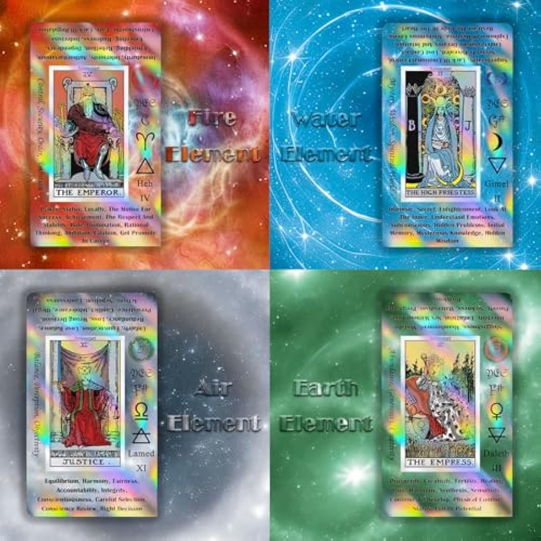 Smoostart Tarot Cards for Beginners, 78 Tarot with Meanings on Them, Tarot Cards with Guide Book, Tarot Deck with Keywords