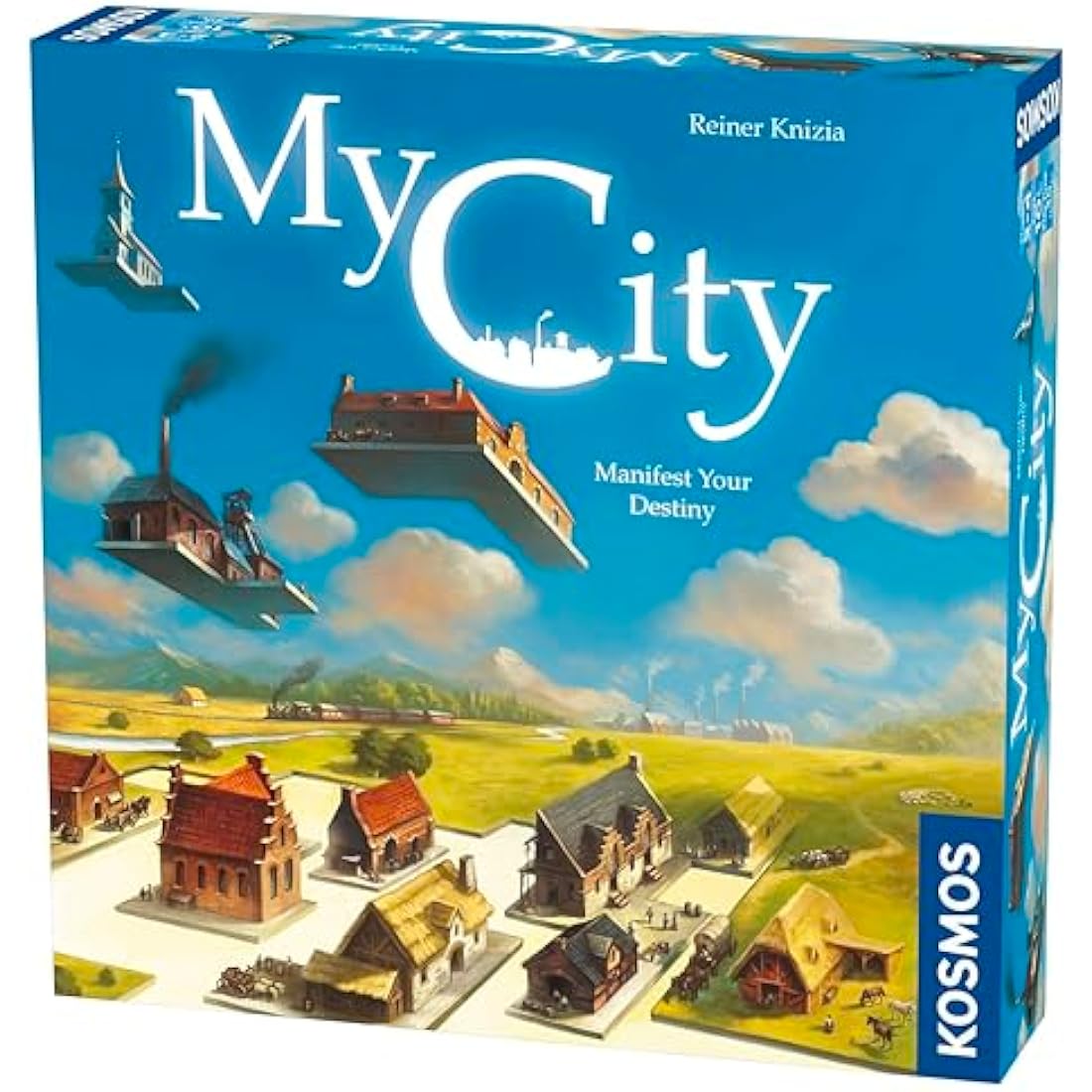Thames & Kosmos My City - Manifest Your Destiny, Decision-Making Board Game, Board Games for Family Night, Ideal for Adults and Kids, For 2 to 4 Players, Age 10+