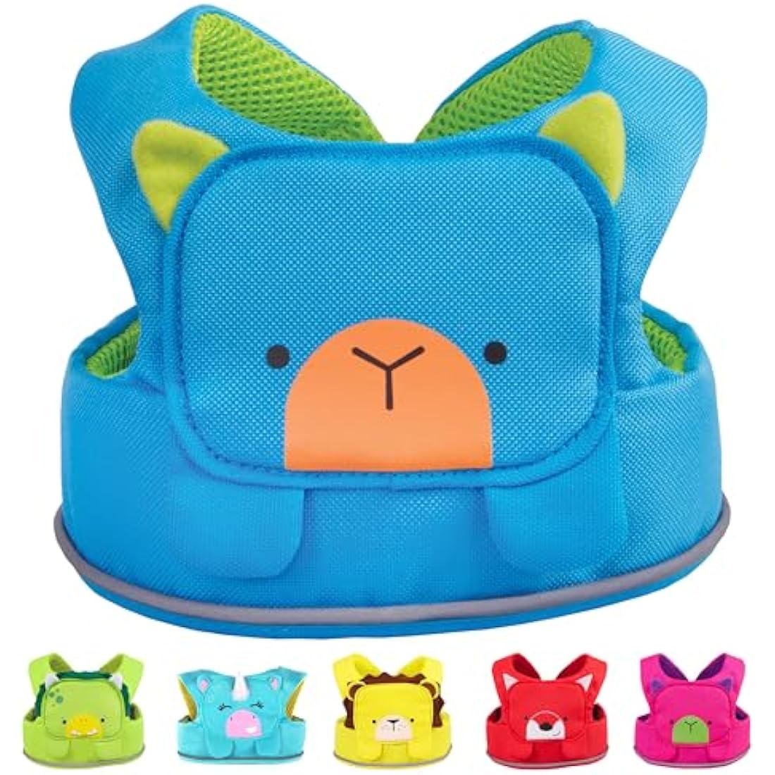 Trunki ToddlePak - Fuss Free Baby Walking Reins and Toddler Safety Harness – Bert Bear (Blue)