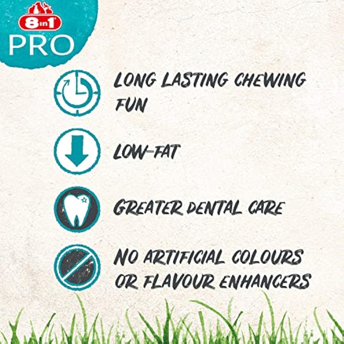 8in1 Pro Dental Twisted Sticks - healthy chew sticks for dogs for dental care, 35 pieces (pack of 1)