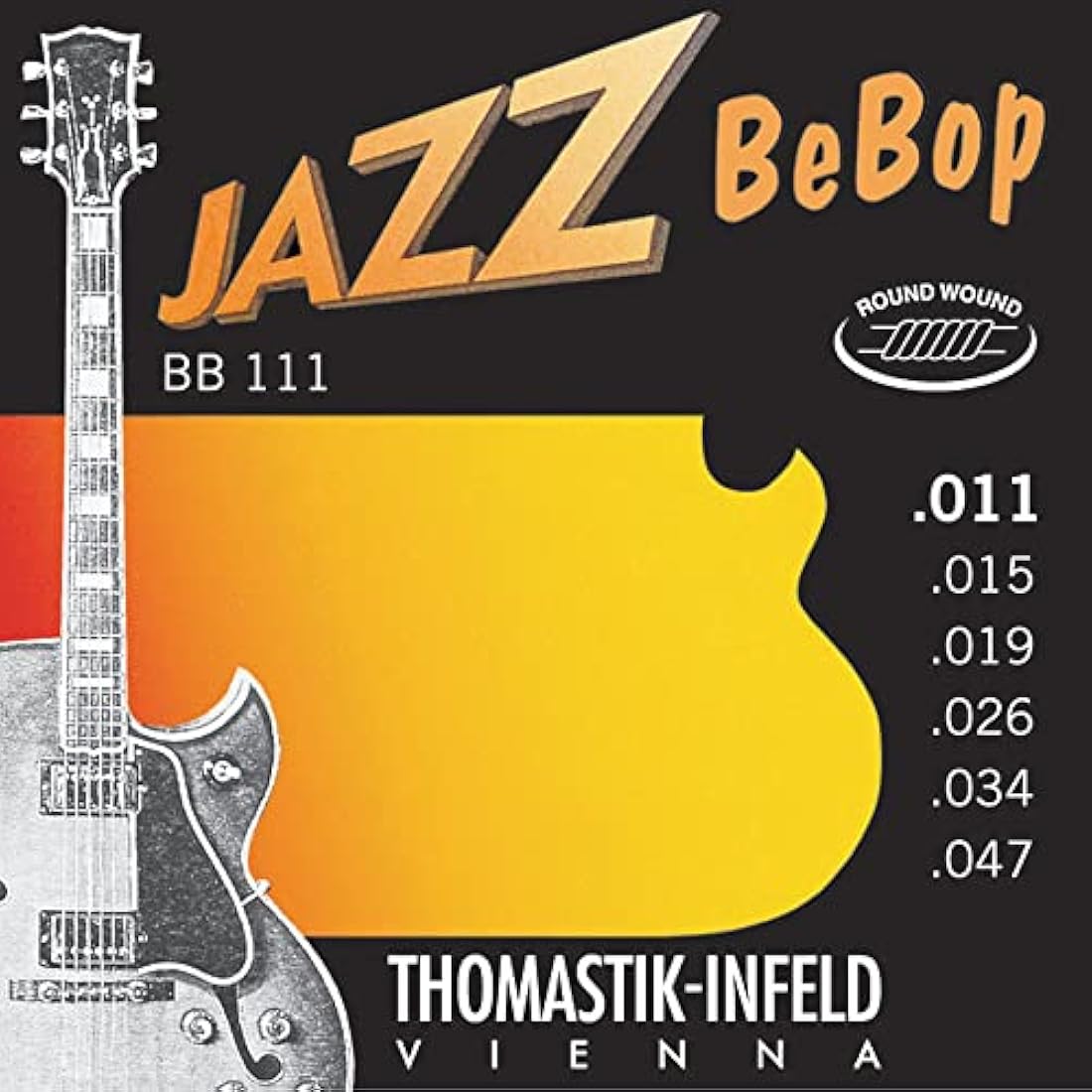 Thomastik BB111 Jazz BeBop Series, 11-47/12-50/13-53/14-55, 11-47