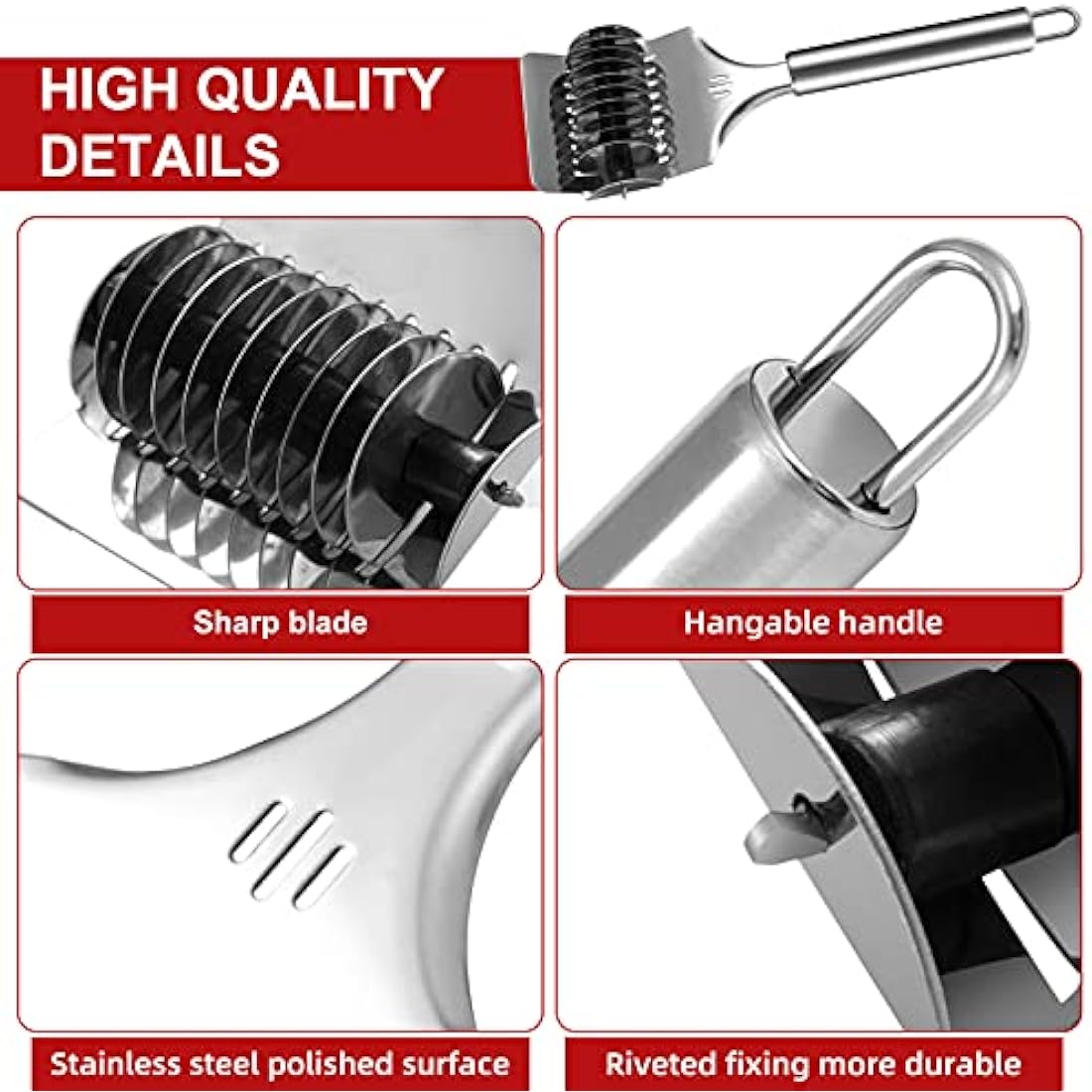 Pasta Maker Attachment Set for KitchenAid Stand Mixers Included Noodle Lattice Roller, Spaghetti Cutter, Pasta Roller and Cleaning Brush