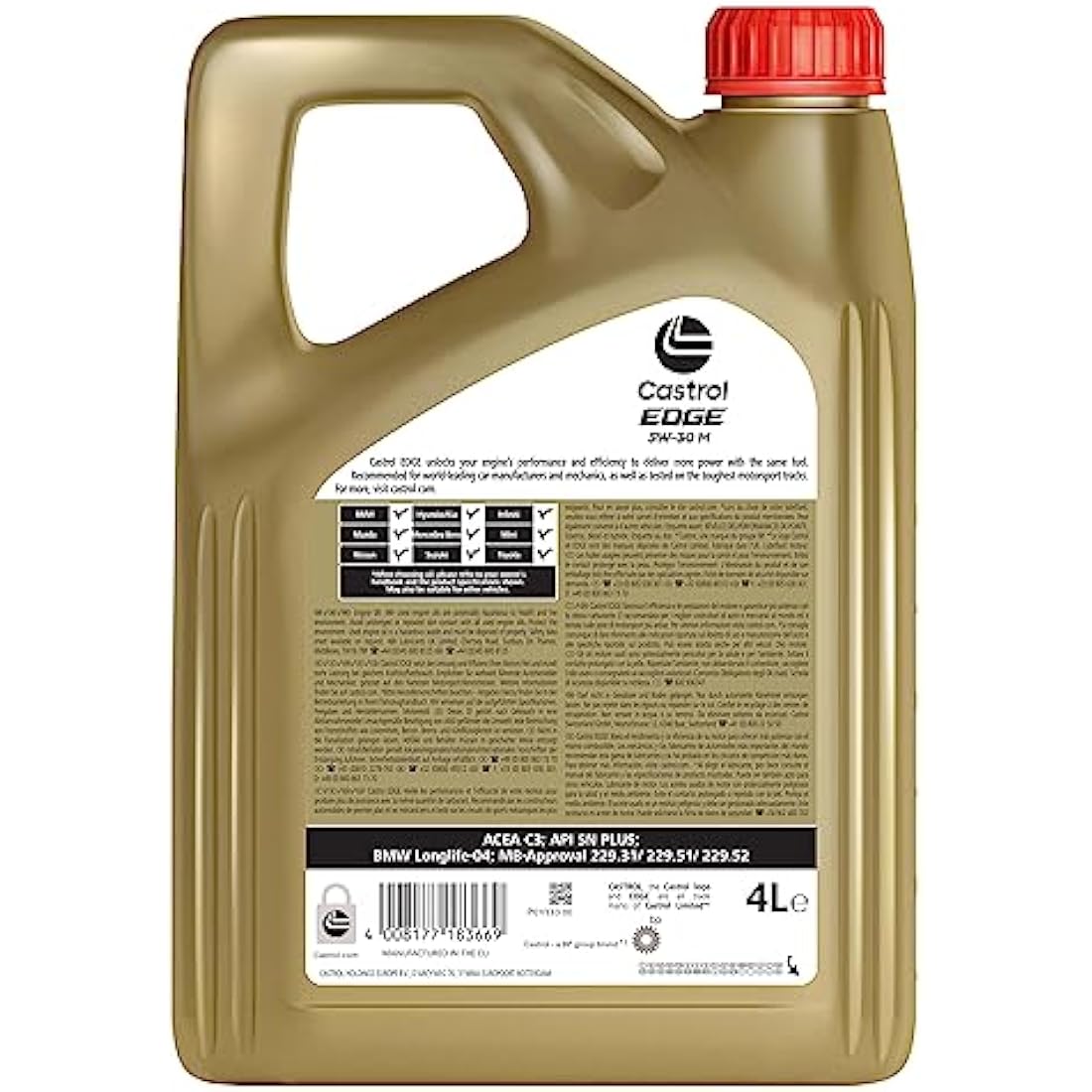 Castrol EDGE 5W-30 M Engine Oil 4L