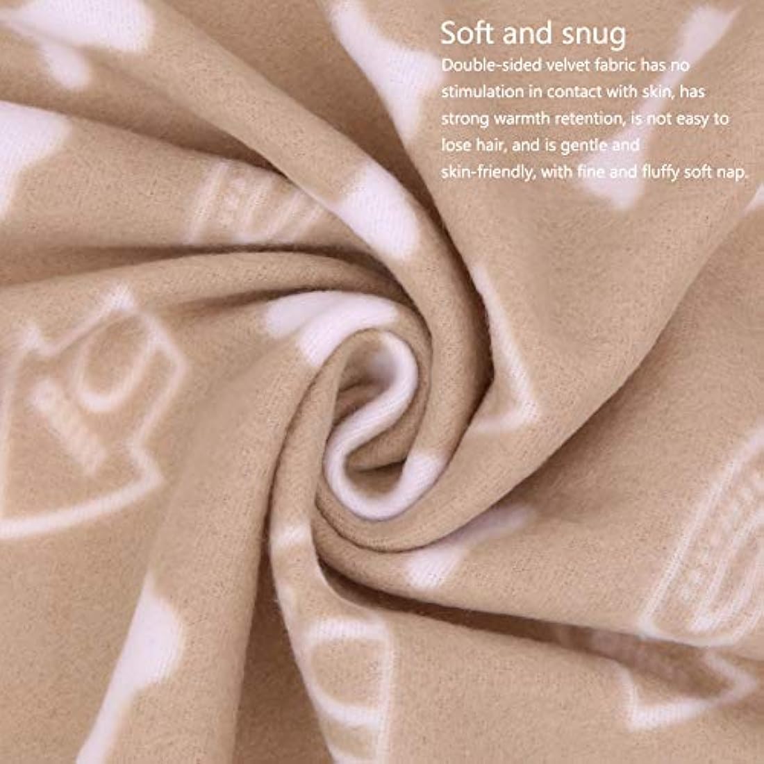 tifee 6 Pieces Pet Blanket Cushion Dog Cat Soft Warm Blankets Puppy Washable Sleep Mat Pad Bed Cover With Paw Print(60 x 70cm/23.6 x 27.6 inch, Multicolor)