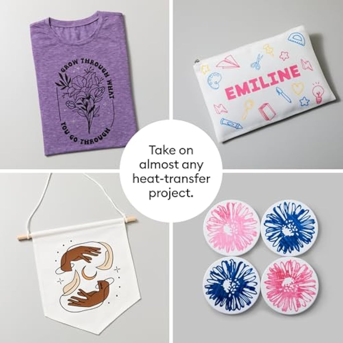 Cricut EasyPress 3| 22.5 cmx22.5 cm(9" x 9")Heat Plate|Heat Press for T-Shirts, Cushions and More|Use with Iron On Vinyl (HTV), Infusible Ink and Sublimation Products|Heats up to 205°C (400°F)Zen Blue