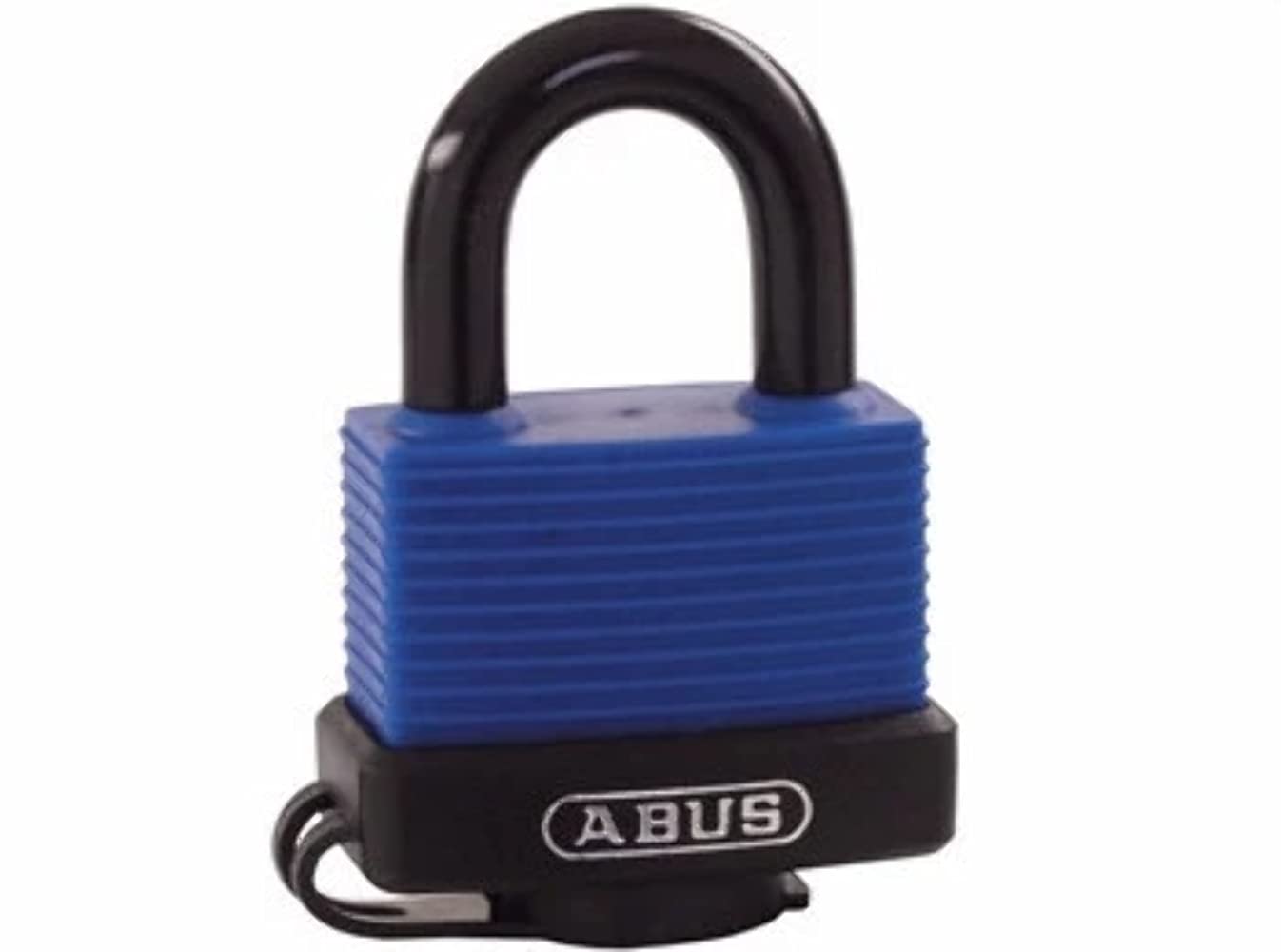 ABUS Aqua Safe 70IB/45 Heavy Duty Outdoor Padlock with Keys ? Brass Body, Weatherproof ? Stainless Steel Shackle for Corrosion Protection ? Plastic