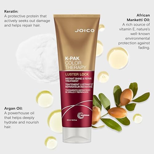 Joico K-PAK Color Therapy Luster Lock | Sofort-Glanz- und Reparaturbehandlung | Für coloriertes Haar