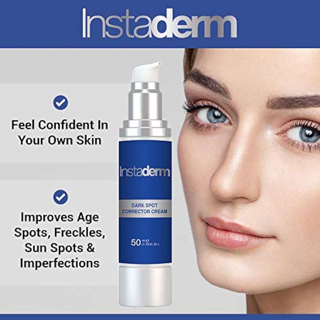 Dark Spot Corrector Cream- Naturally Fades Dark Spots, Sun Spots, Age Spots, Acne Blemish Scars, Brown Spots & Freckles for Brighter Lighter Hydrated Looking Skin.
