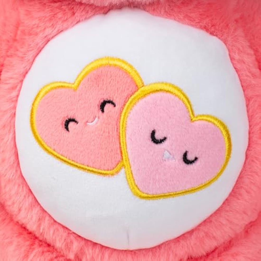 Basic Fun Care Bears Love-A-Lot Bear 35cm Medium Plush Collectable Cute Plush, Cuddly Toys for Children, Soft Toys for Girls Boys, Cute Teddies Suitable for Ages 4+, Pink