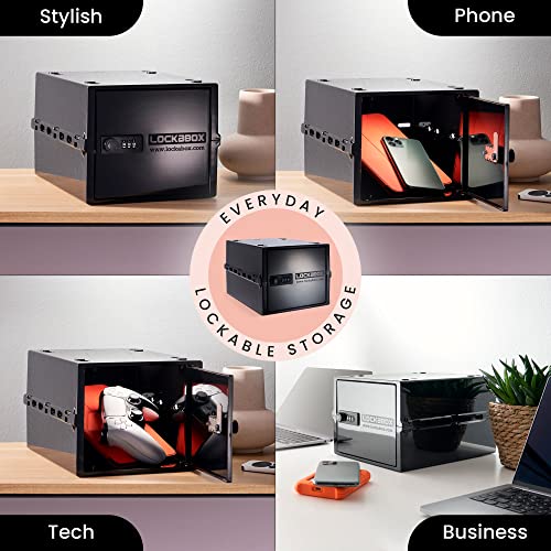 Lockabox One Jet | Premium Lockable Storage Box | 10 Litre Combination Lock Box For Food, Medicine & Home Safety | BPA-Safe